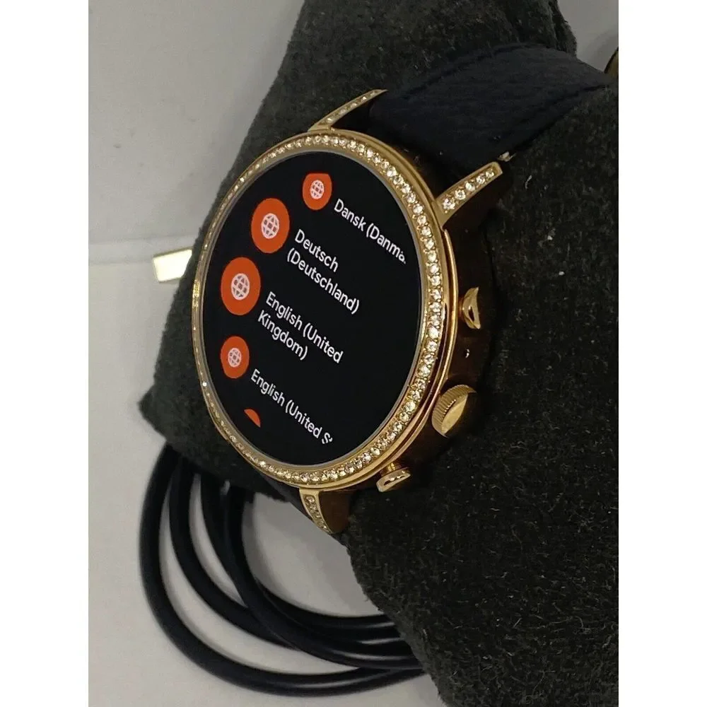 Fossil Gen 4 Authentic Digital Dial Smart Watch Custom Band FTW6015 AB438